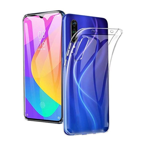 Capa de Silicone 360º para Xiaomi Mi A3/Mi CC9E Transparente